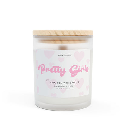 Vela de cera de soja Pretty Girls de 325 ml - Vela decorativa con aroma a vainilla y mora
